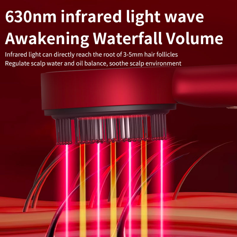 RejuviBrush™ - Soothing Red Light Hair Oil Applicator and Scalp Massager