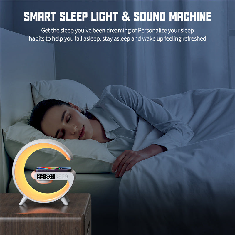 LumiCharge™ Pro - Amazing RGB Bluetooth Wireless Charger Alarm Clock
