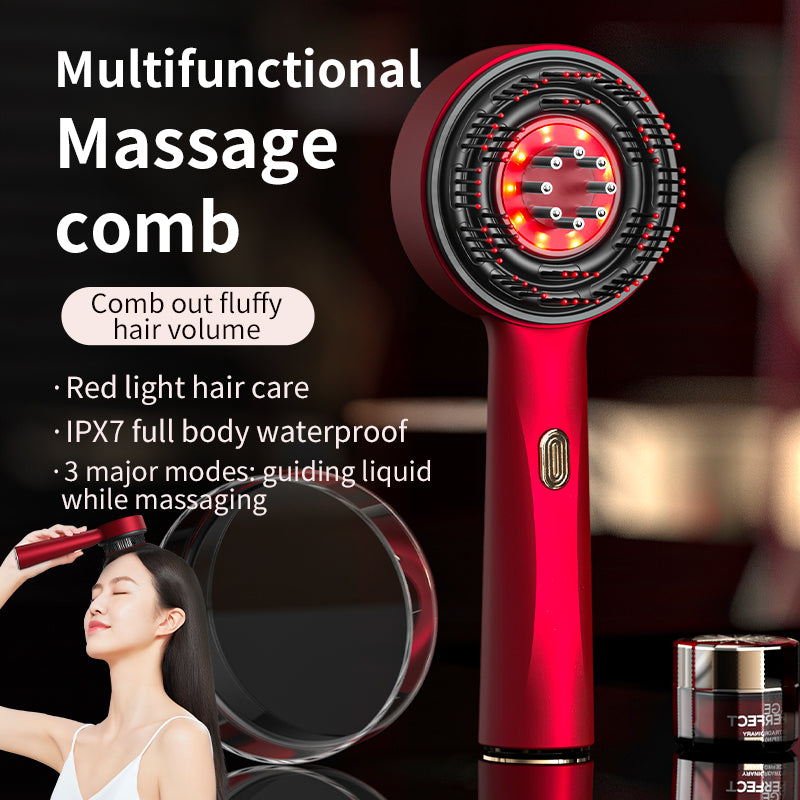 RejuviBrush™ - Soothing Red Light Hair Oil Applicator and Scalp Massager