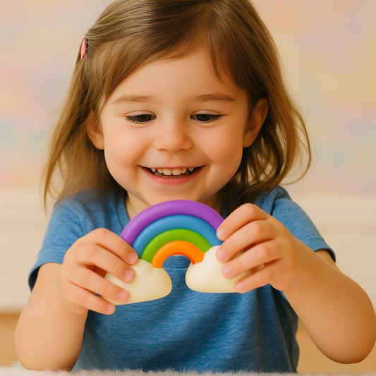 PuffiPop™ Rainbow Squishy Toy for Girls