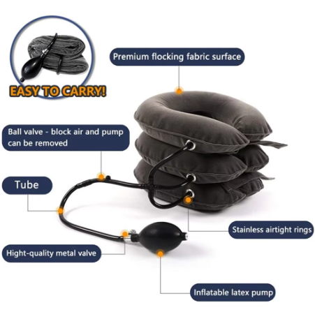 NeckFlex™ - Inflatable Memory Foam Neck Traction